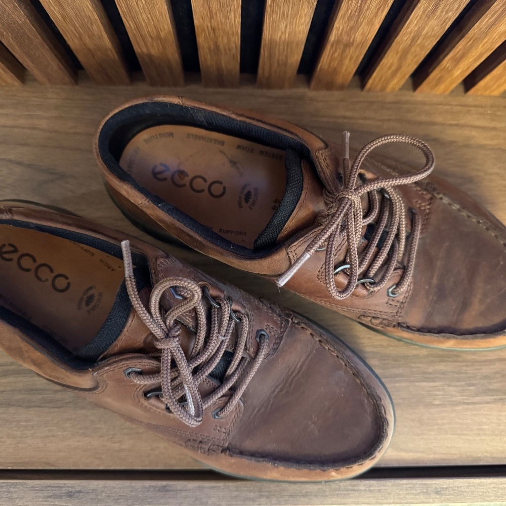 Ecco Track 25 Shoes Men’s Size 44 US 10-10.5 Low Gore-Tex, Brown - Picture 8 of 8